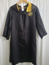Kids Harry Potter Hufflepuff Hogwarts Halloween Robe Costume Med 7-8 Cosplay