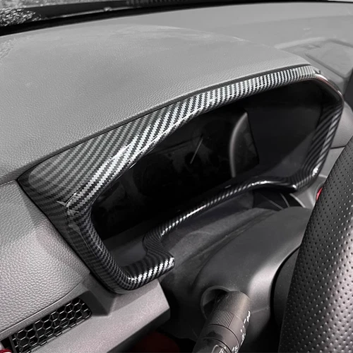 Carbon fiber ABS Dashboard decor frame Trim For 2023 2024 Honda CRV CR-V - Picture 2 of 9