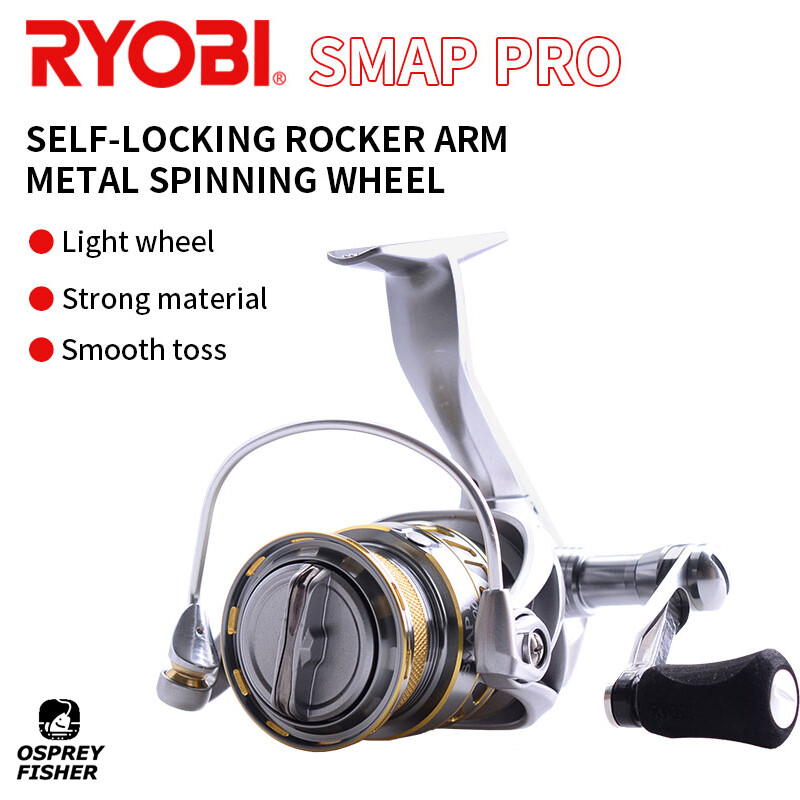 RYOBI SMAP PRO Spinning Fishing Reel 6/1BB Saltwater Reel 2000