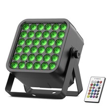 10X Rechargeable Par Lights 108W RGB Battery Wireless 36LED DJ Club DMX Uplights