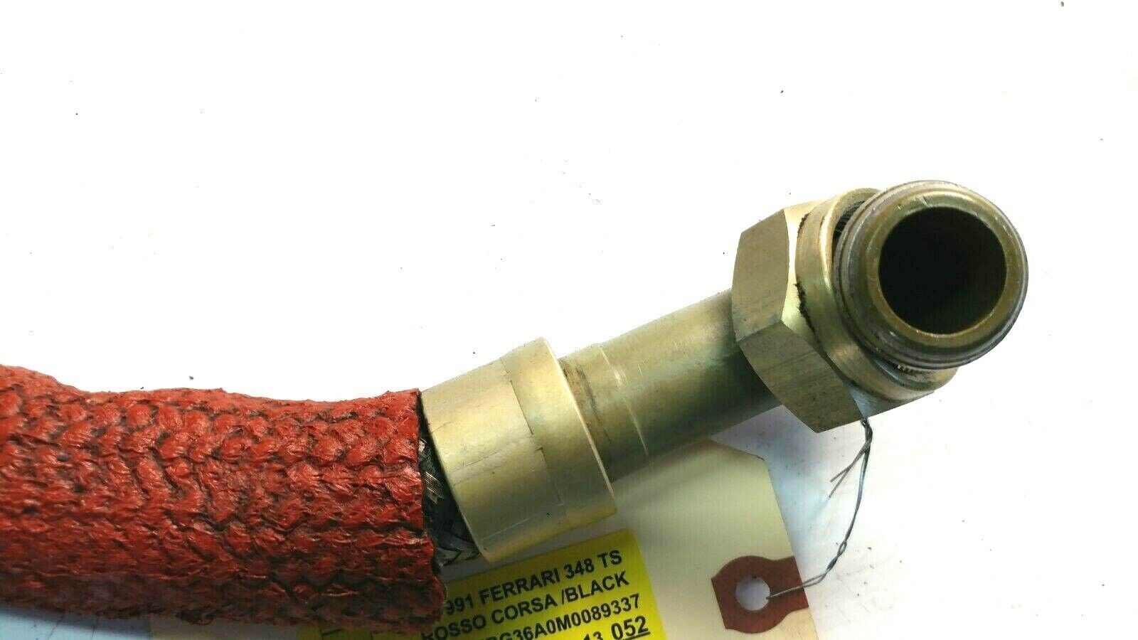 FERRARI 348 PARTS M0089337  OIL PIPE HOSE FROM ENGINE TO COOLER 141820 