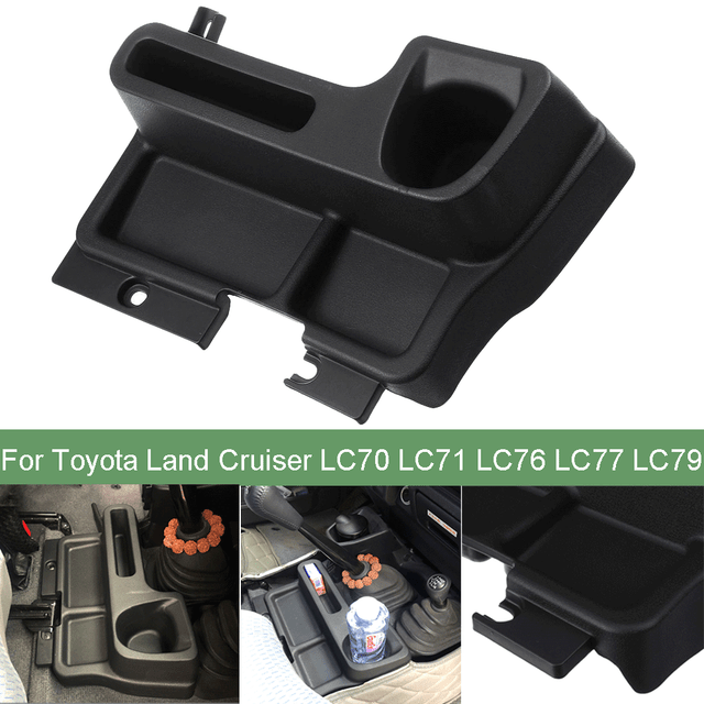 Center Console Box Storage Tray Cup Holder For Toyota Land Cruiser LC70