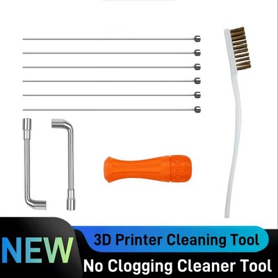 3D Printer For M6 M7 E3D MK8 Volcano Nozzles Hotend No Clogging Cleaning Tool