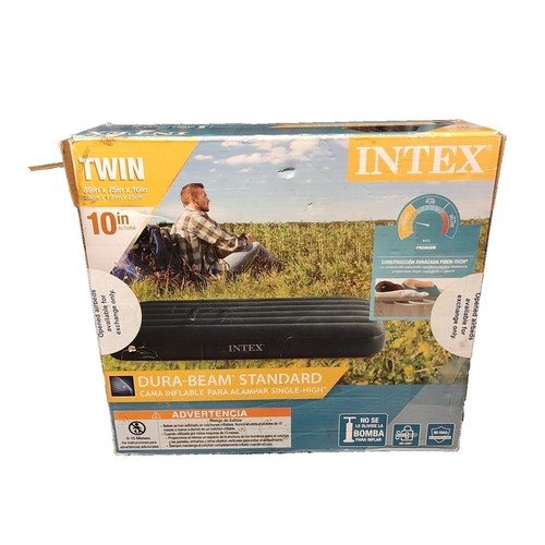 Materasso Gonfiabile Intex Dura-Beam Prestige Mid-Rise - Pompa USB Integrata, Superficie Floccata, Portata 136kg - Foto 6