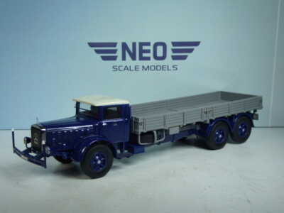 (KI-12-27) Neo Scale Models Mercedes L 10.000 dunkelblau/silbergrau 1:43 in OVP