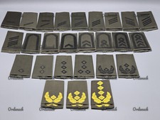 ORIGINAL BUNDESWEHR RANGSCHLAUFEN HEER - SCHWARZ OLIV - DIENSTGRAD FREI WÄHLBAR