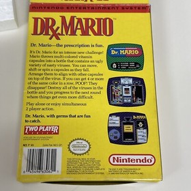 * Dr. Mario (Nintendo NES) Complete w/Manual and Box