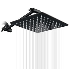 New Rain Shower Head  10" Adjustable Extension Arm Set-Oil Rubbed BAS1830-06