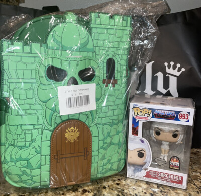 Loungefly He Man Castle Grey Skull Backpack Loungefly POP! He Man Castle Grey Skull Backpack (LACC  main image 4