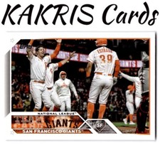 2023 Topps Series 1&2 Set #173 San Francisco Giants Celebrate