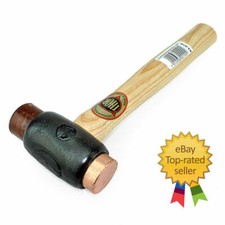 Thor 210 Copper Rawhide Faced Hammer Mallet No1 25oz 32mm Face 710g THO210