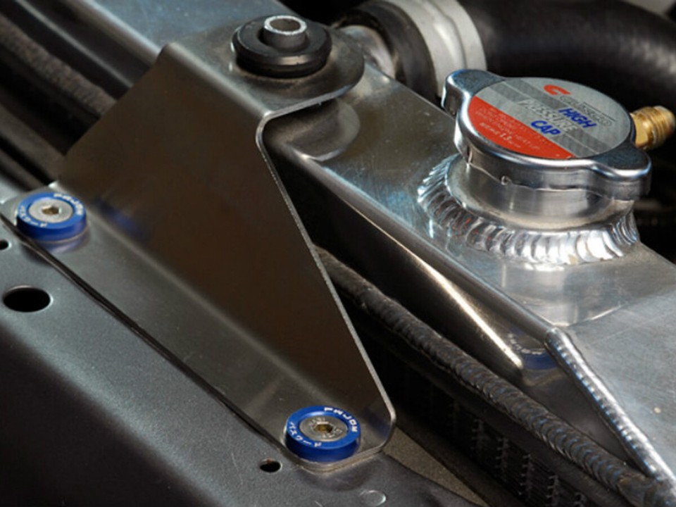 40PCS JDM Billet Aluminum Fender Bumper Washer Bolt Engine Bay Dress Up Kit Blue - Foto 3