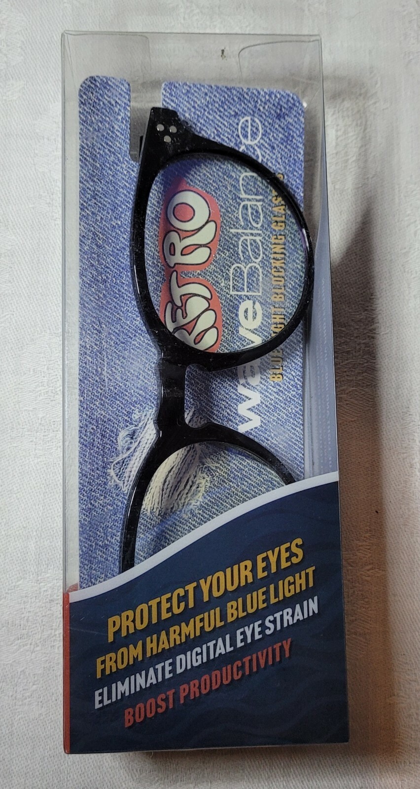 Blue Light Glasses Wave Balance Fashion Retro 100% UV & Blue Light Protection-image