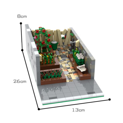 ZITIANYOUBUILD Community Allotment Garden Model Building Toys 681 Build Moc