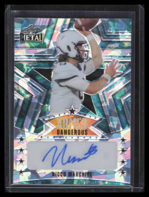 2024 Leaf Metal Armed Dangerous Autographs Water Nicco Marchiol Rookie Auto 1/3
