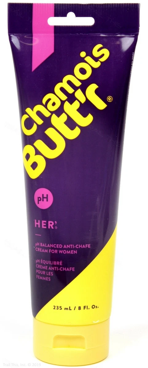 Her' Chamois Butt'r Women's Cycling Cream Skin Lubricant 8oz Tube Butter  Bike