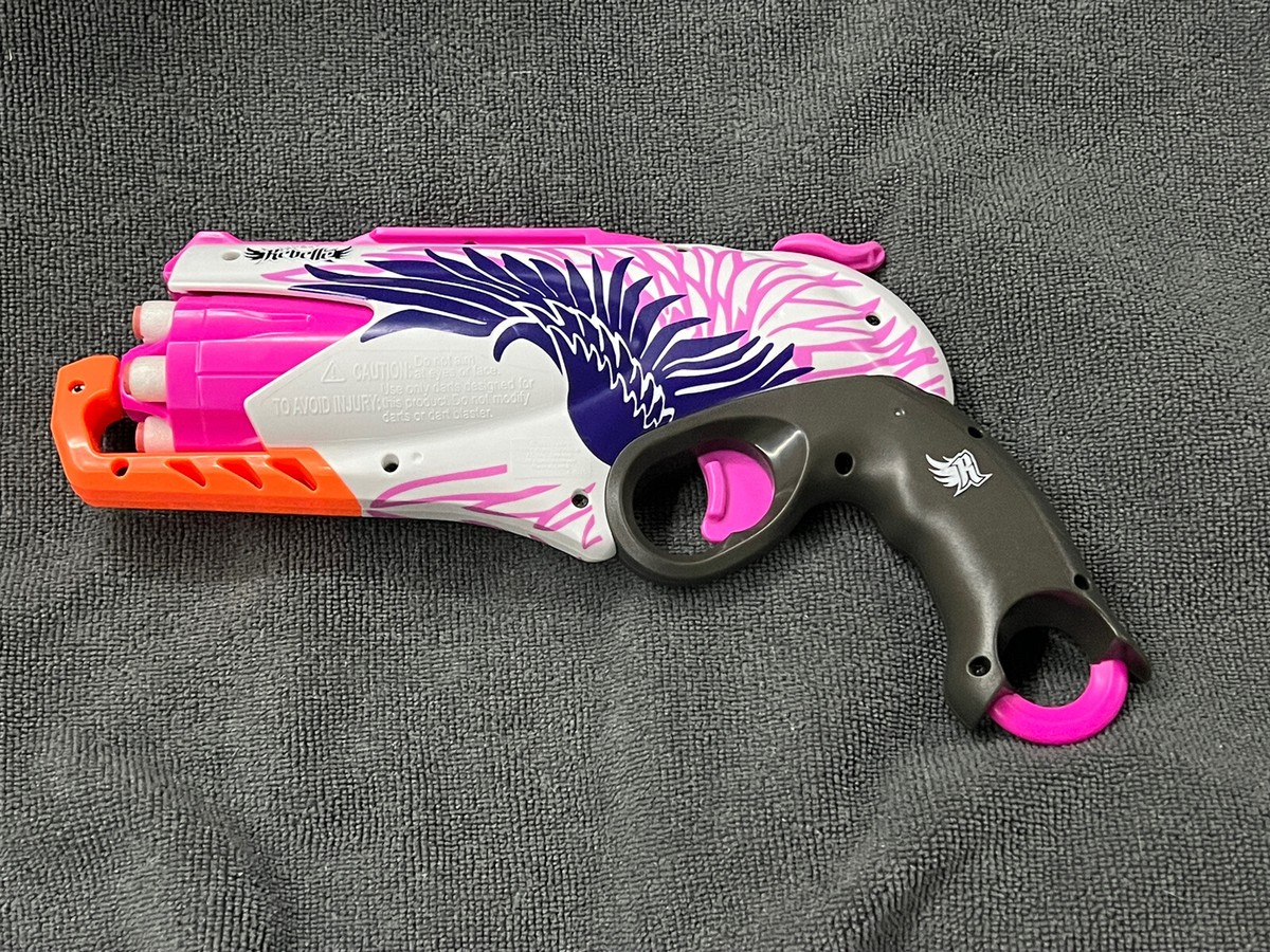 Nerf Rebelle Sweet Revenge 5 Shot Hammer Gun Revolver Dart Blaster