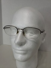 Vintage Giorgio Armani 255 1021 Eyeglasses Tortoise Half Rim 52-20-140 Italy