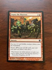 Magic the Gathering MTG Empty the Warrens x1 Modern Masters @305
