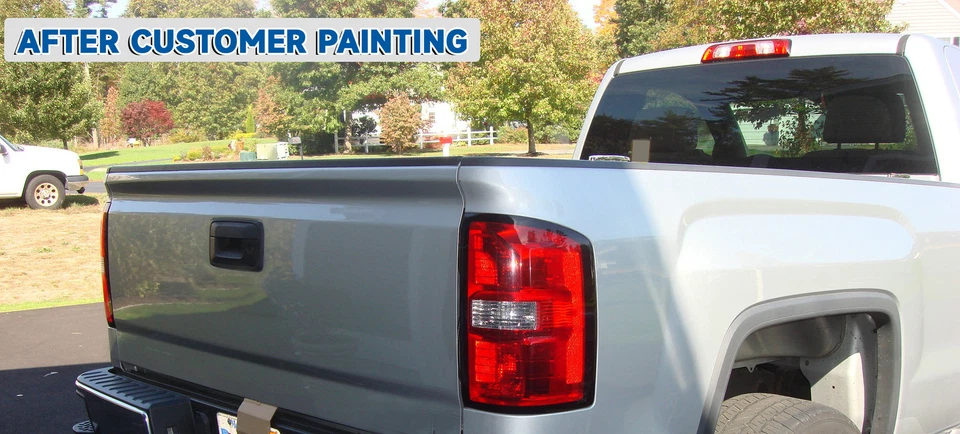 Black Steel Tailgate Assembly For Chevy Silverado GMC Sierra 14-19 W/ Assist - Imagem 4 de 4