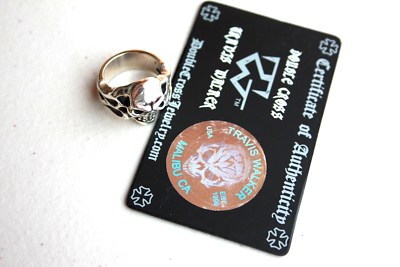 NEW 100% AUTH TRAVIS WALKER DOUBLE CROSS 925 SILVER Flamed NEW 100% AUTH TRAVIS WALKER DOUBLE CROSS 925 SILVER Flamed