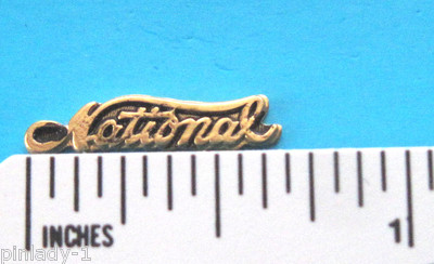 NATIONAL Car Co.  script  - hat pin , lapel pin , tie tac , hatpin GIFT BOXED