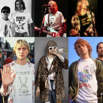 All Shirts of Kurt Cobain Nirvana Grunge Rock Icon ShirtMusic Band Unisex Tee