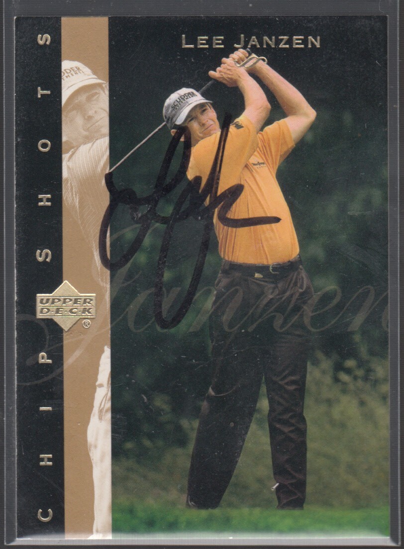 LEE JANZEN 2003 Upper Deck #97 Chipshots TTM/IP Signed Autographed