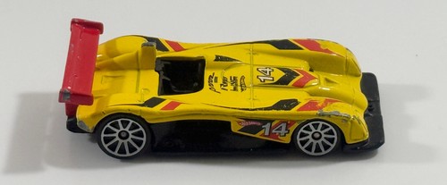 Hot Wheels Panoz LMP-1 Roadster S Thailand 2000 Loose Yellow #14 1:64 Diecast - Picture 4 of 8