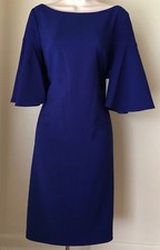 Eliza J Flutter Sleeve Sheath Dress EJ8M7743 NWT Size 4, 6