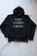 Badger Sport Boot Hockey Legend Man's Hoodie Black Size L