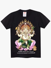 Rock Eagle Men's Short Sleeve Graphic Screen T-Shirt, Ganesha