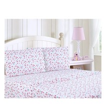 Your Zone Flower Super Soft Sheet Set Full 4 Piece Set - BRAND NEW