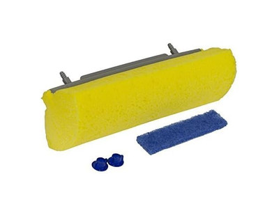 Quickie Roller Mop Refill with Microban, Extra Absorbent, Mop and Scrub Cleaning