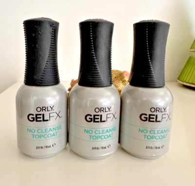 Orly Gel FX No Cleanse Top Coat 18ml/0.6oz - 3 Pcs