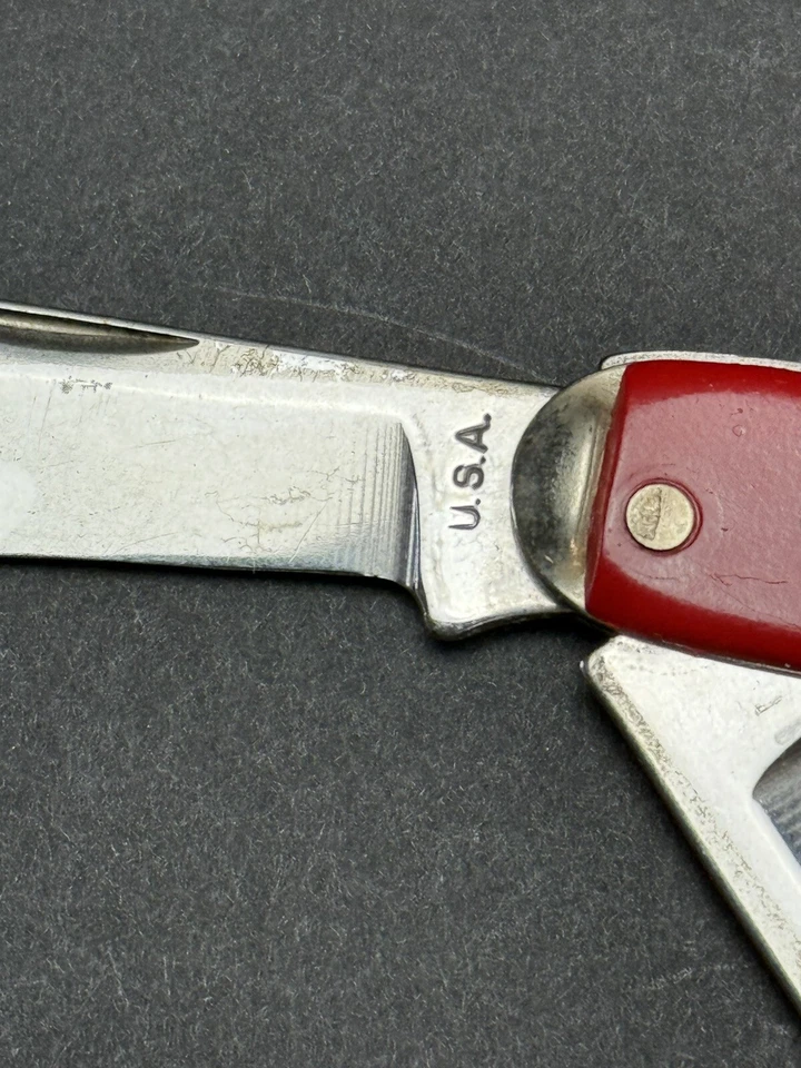 Lote De Colección De 2 Navajas De Bolsillo Coca-Cola EE. UU. y Coca Cola Colonial Madreperla Foto 3 de 4