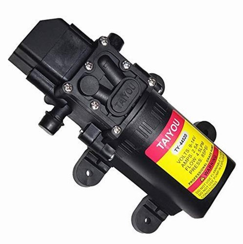 12V Dc Diaphragm Fresh Water Spray Pump, 1.2 Gpm (4.5 L/min) 85 Psi, Self 