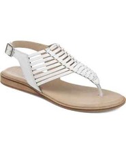 Journee Signature Women's Davis Sandals White