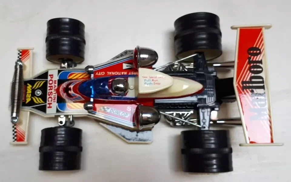 Martini Porsch Modellino Auto Vintage 1:18 F1 Formula 1 Cheng Ching Toys 1987 - Immagine 2 di 4