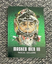 2010-11 IGT BTP MASKED MEN III EMERALD VERSION #MM-39- PASCAL LECLAIRE- OTTAWA