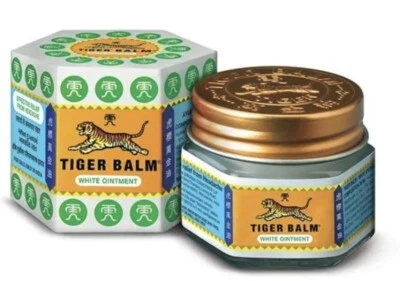 UK WHITE BALM TIGER LARGE BALM OINTMENT 21ML TUB - BUY 2 GET 1 FREE TUB ACHES