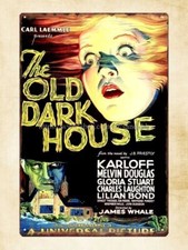 tin posters The Old Dark House 1932 Hi Fi Celluloid Monster metal tin sign
