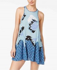 NWT FREE PEOPLE Someone Like You Slip Dress Blue Sleeveless M