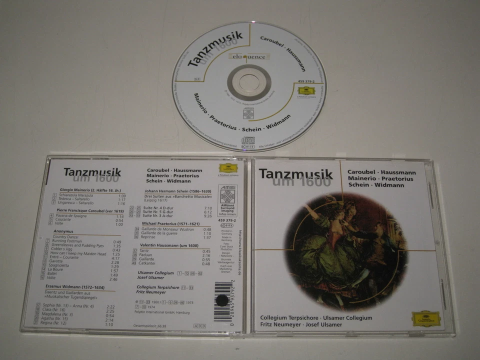 VARIOUS ARTISTS/TANZMUSIK UM 1600(ELOQUENCE/459 379-2)CD ALBUM