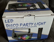 Sound Activated LED Disco Ball with Remote Control - For Parties Clubs and Ho...