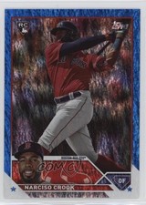 2023 Topps Update Blue Foil 891/999 Narciso Crook #US186 10a4