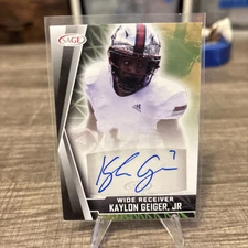 Kaylon Geiger Jr Autograph RC 2022 SAGE Black #A-KG Texas Tech  - T.B. Bucs