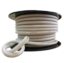  10 FEET Down4Sound 4 Gauge Tinned Wire OFC WHITE 