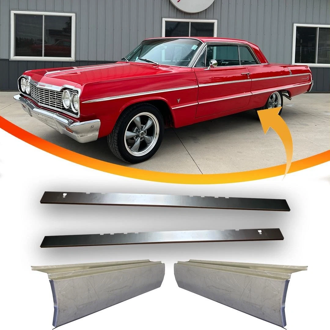 Rétroviseur extérieur rond 654394765672 de rechange pour Impala Corvair Biscayne Bel Air Nova