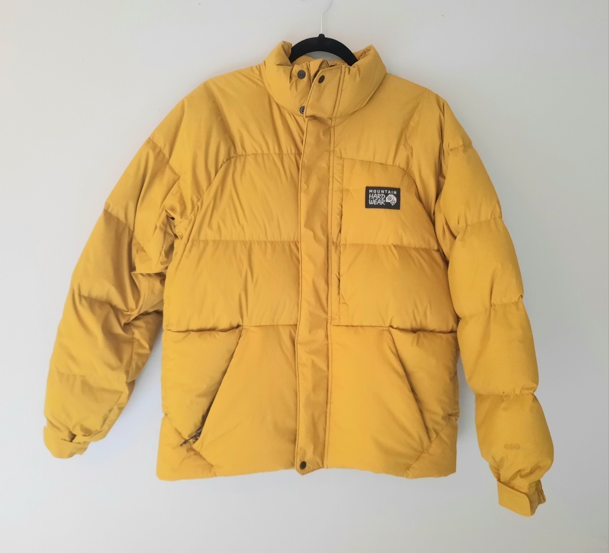 Mountain Hardwear Men's Yellow Heavyweight Recycled Down Puffer